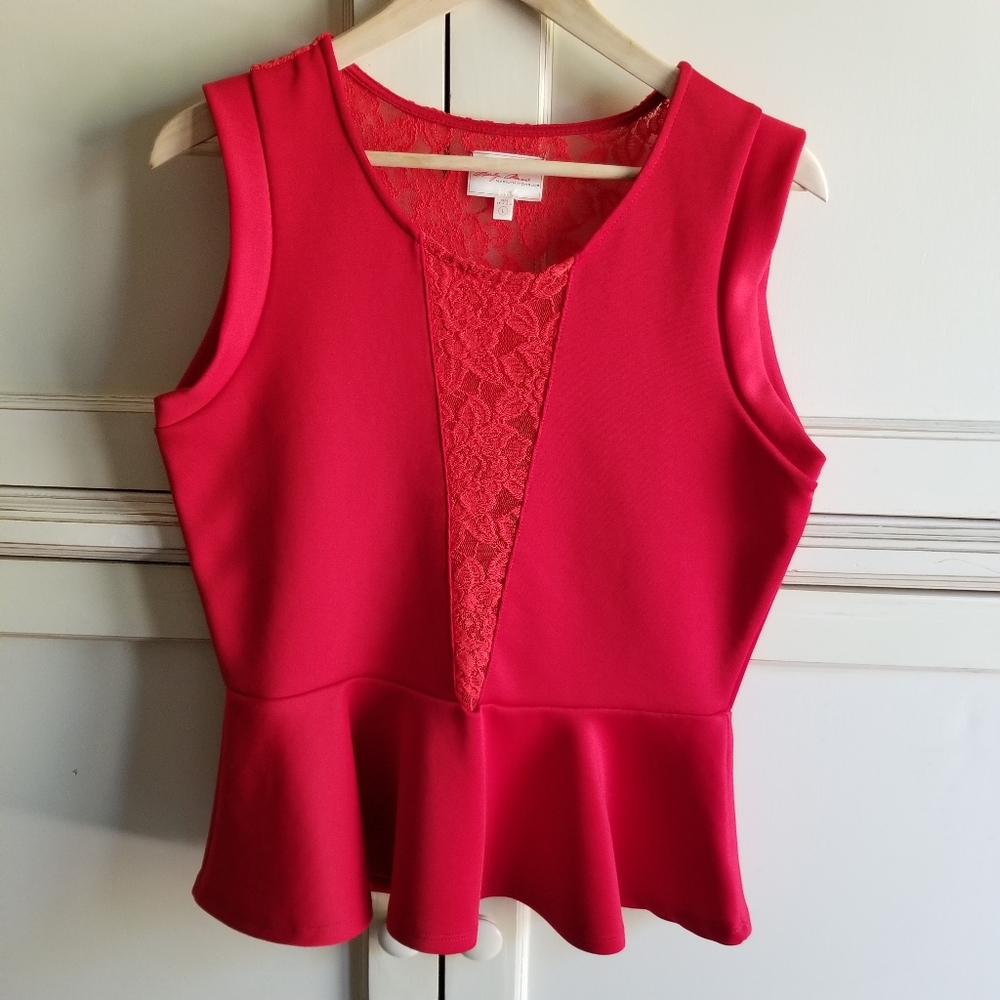 EUC- Marilyn Monroe Peplum Top